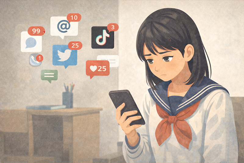 らいさぽセンター本校 ｜引きこもり、不登校、ニートの就労支援、自立支援 | SNS・TikTok世代の女子高校生が抱える「不登校スイッチ」とは