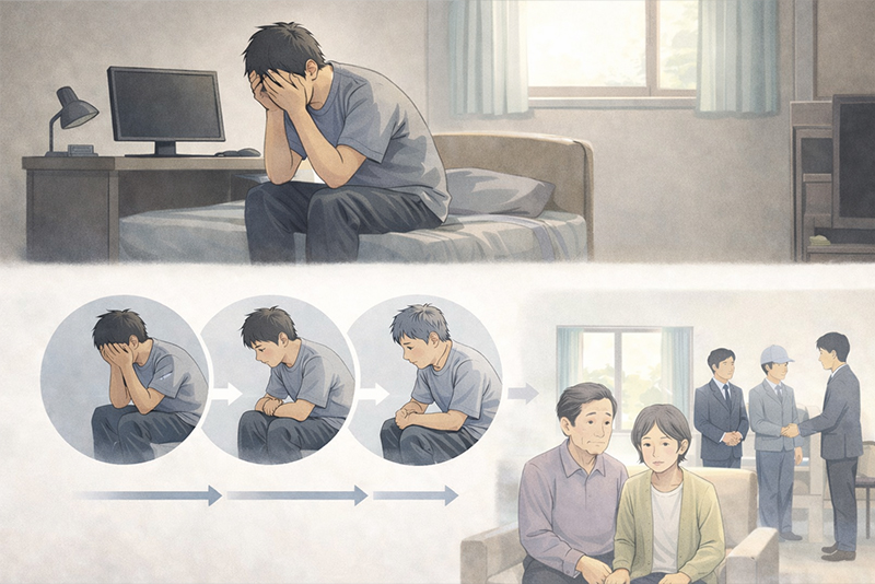 らいさぽセンター本校 |引きこもり、不登校、ニートの就労支援、自立支援 | ひきこもり10年以上は珍しくない?長期化する社会的背景と支援の現状 らいさぽセンター本校 |引きこもり、不登校、ニートの就労支援、自立支援|ひきこもり10年以上は珍しくない?長期化する社会的背景と支援の現状