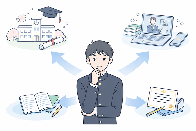 らいさぽセンター本校 ｜引きこもり、不登校、ニートの就労支援、自立支援|高3で不登校になったら卒業できる？今からできる進路の選択肢を解説