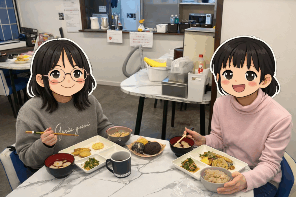 らいさぽセンター本校 ｜引きこもり、不登校、ニートの就労支援、自立支援 | 苦戦しながらも大成功！みんなで作った春分の日ごはん