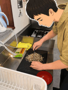 らいさぽセンター本校 ｜引きこもり、不登校、ニートの就労支援、自立支援 | 寮の調理実習｜肉まん・あんまん作りに挑戦しました