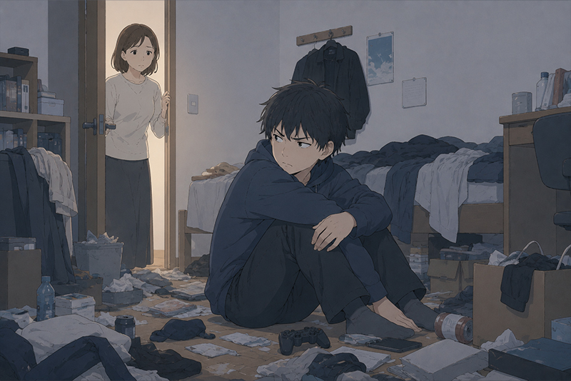 らいさぽセンター本校 ｜引きこもり、不登校、ニートの就労支援、自立支援 | 「部屋は散らかっているのに触られると怒る」引きこもり心理とは