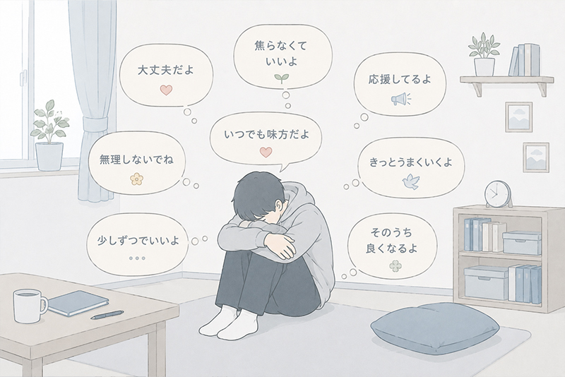 らいさぽセンター本校 |引きこもり、不登校、ニートの就労支援、自立支援 | 「優しい言葉でもつらい」引きこもり状態で励ましが苦しくなる理由 らいさぽセンター本校 |引きこもり、不登校、ニートの就労支援、自立支援|「優しい言葉でもつらい」引きこもり状態で励ましが苦しくなる理由