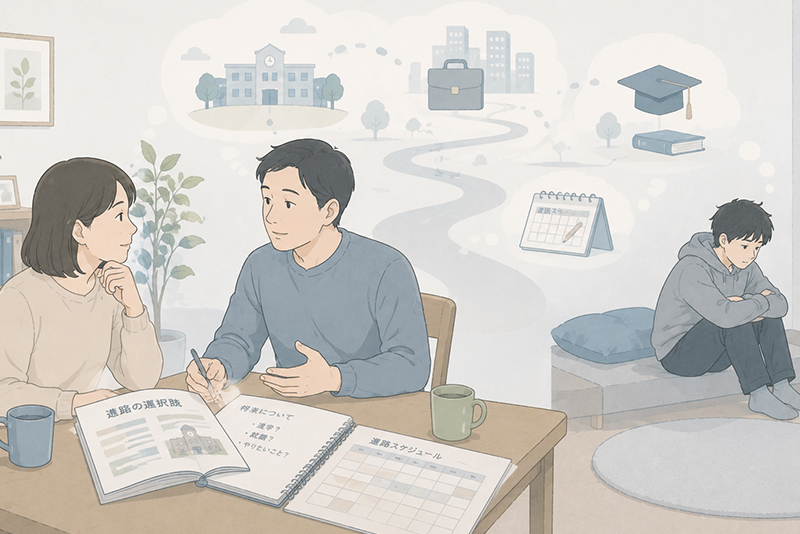 らいさぽセンター本校 ｜引きこもり、不登校、ニートの就労支援、自立支援 | 引きこもり状態で“将来の話”が苦しくなる理由｜家族が知っておきたい心理背景