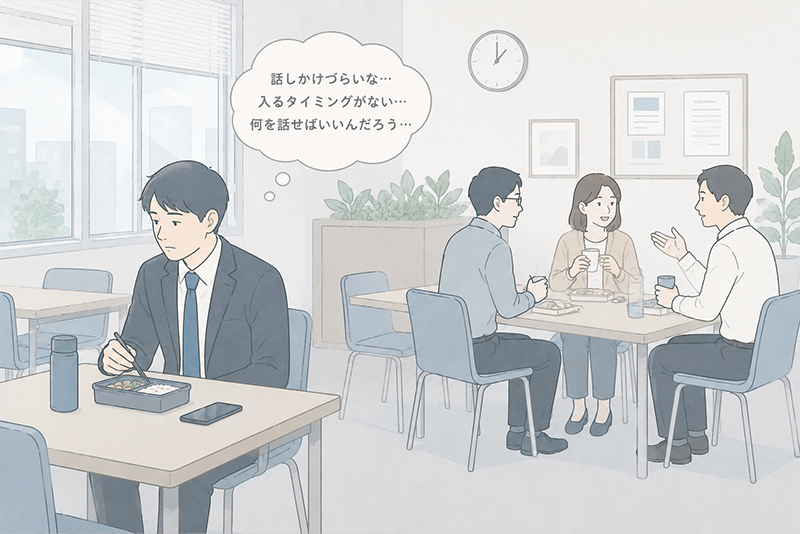 らいさぽセンター本校 ｜引きこもり、不登校、ニートの就労支援、自立支援 | 社会人になって“昼休み”が苦痛になる理由｜居場所のなさを感じるケース