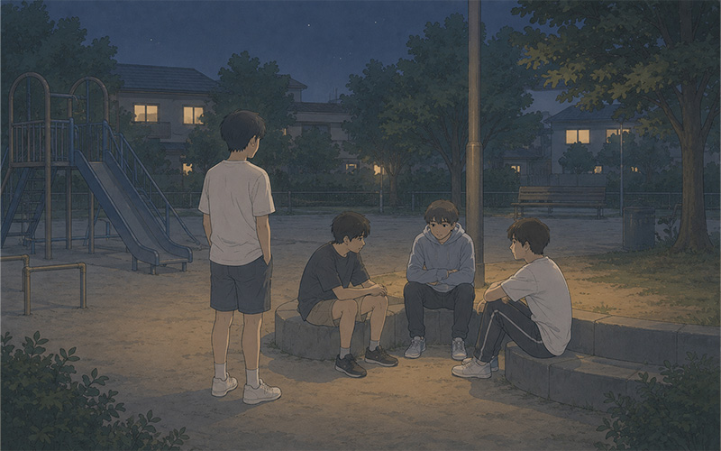 らいさぽセンター本校 ｜引きこもり、不登校、ニートの就労支援、自立支援 | 高校生の夏休みに夜遊びが増えたら｜非行につながる前に家族が見守りたいこと