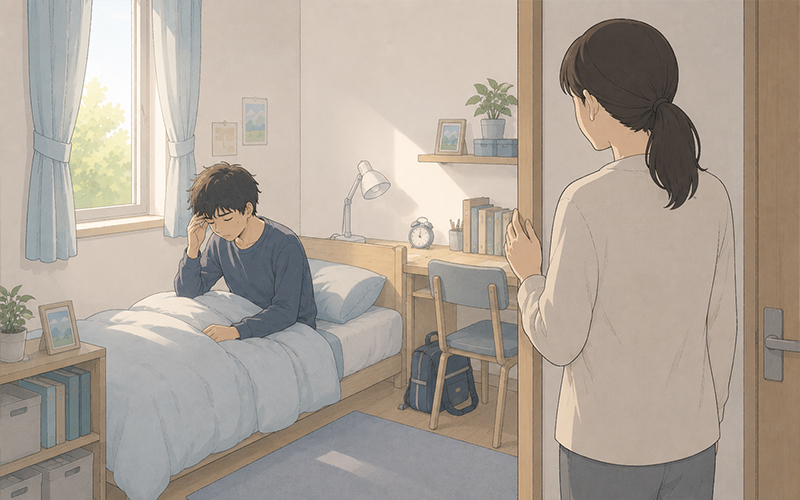 らいさぽセンター本校 ｜引きこもり、不登校、ニートの就労支援、自立支援|夏休み明けに「お腹が痛い」「頭が痛い」｜子どもの体調変化から考えたい心の状態